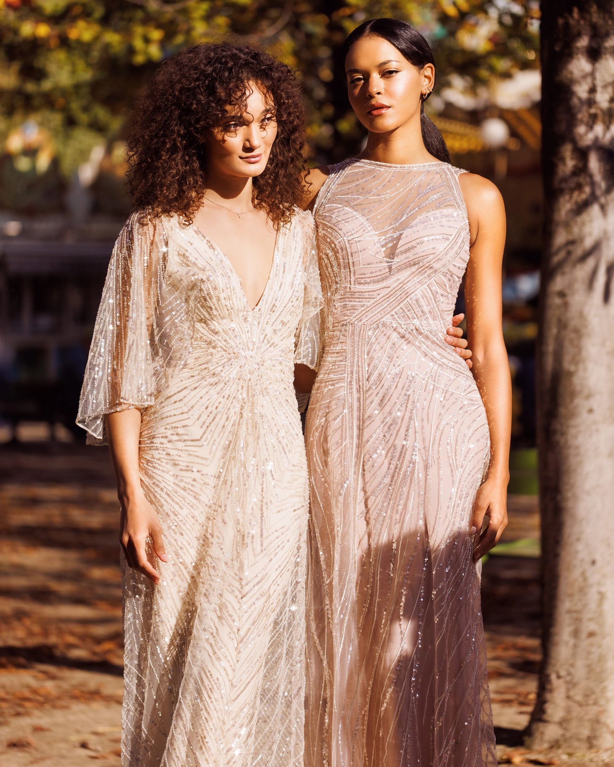 Heart Shape Sequin Dress