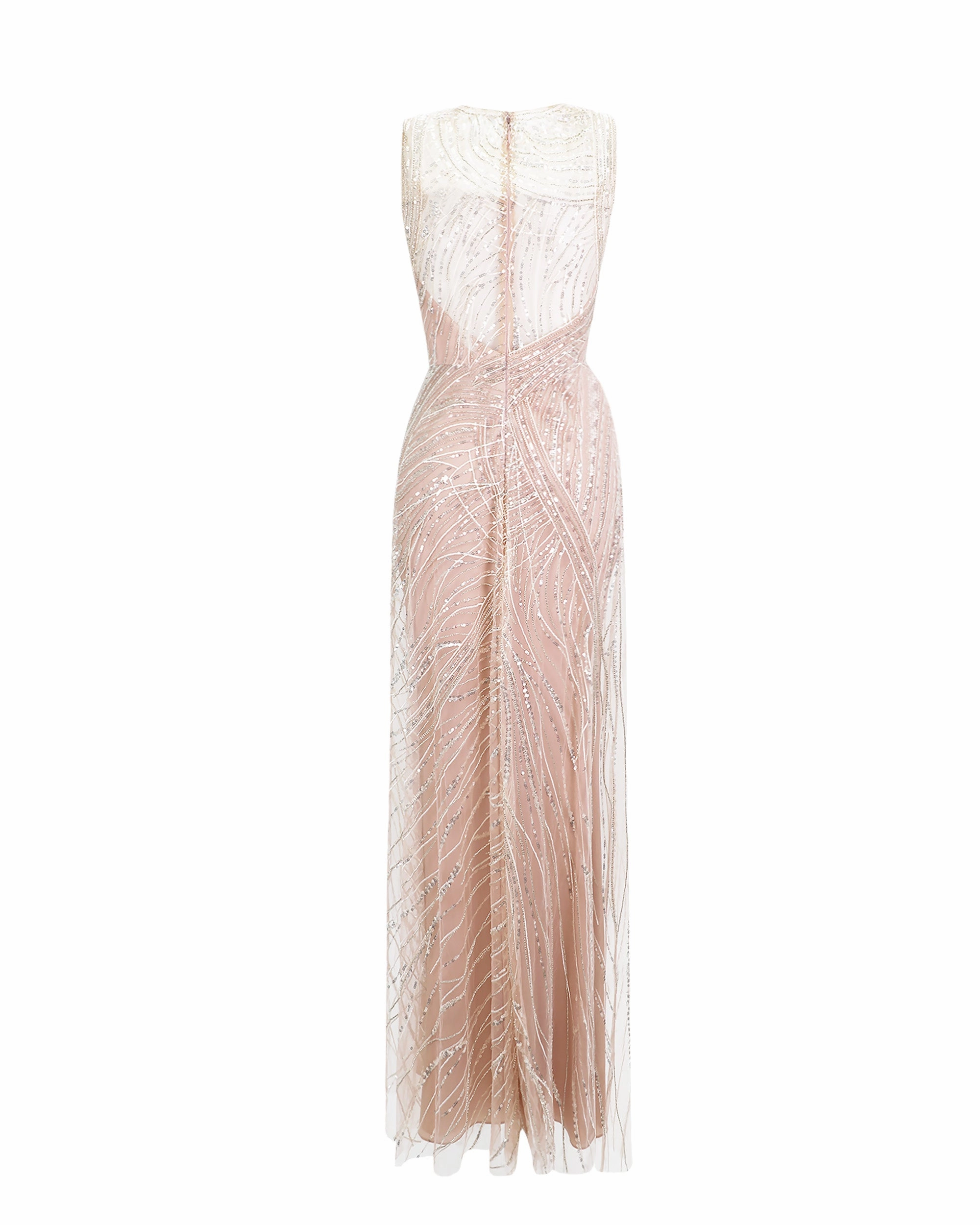 Heart Shape Sequin Dress