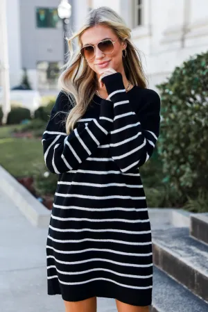 Impressively Iconic Striped Sweater Dress