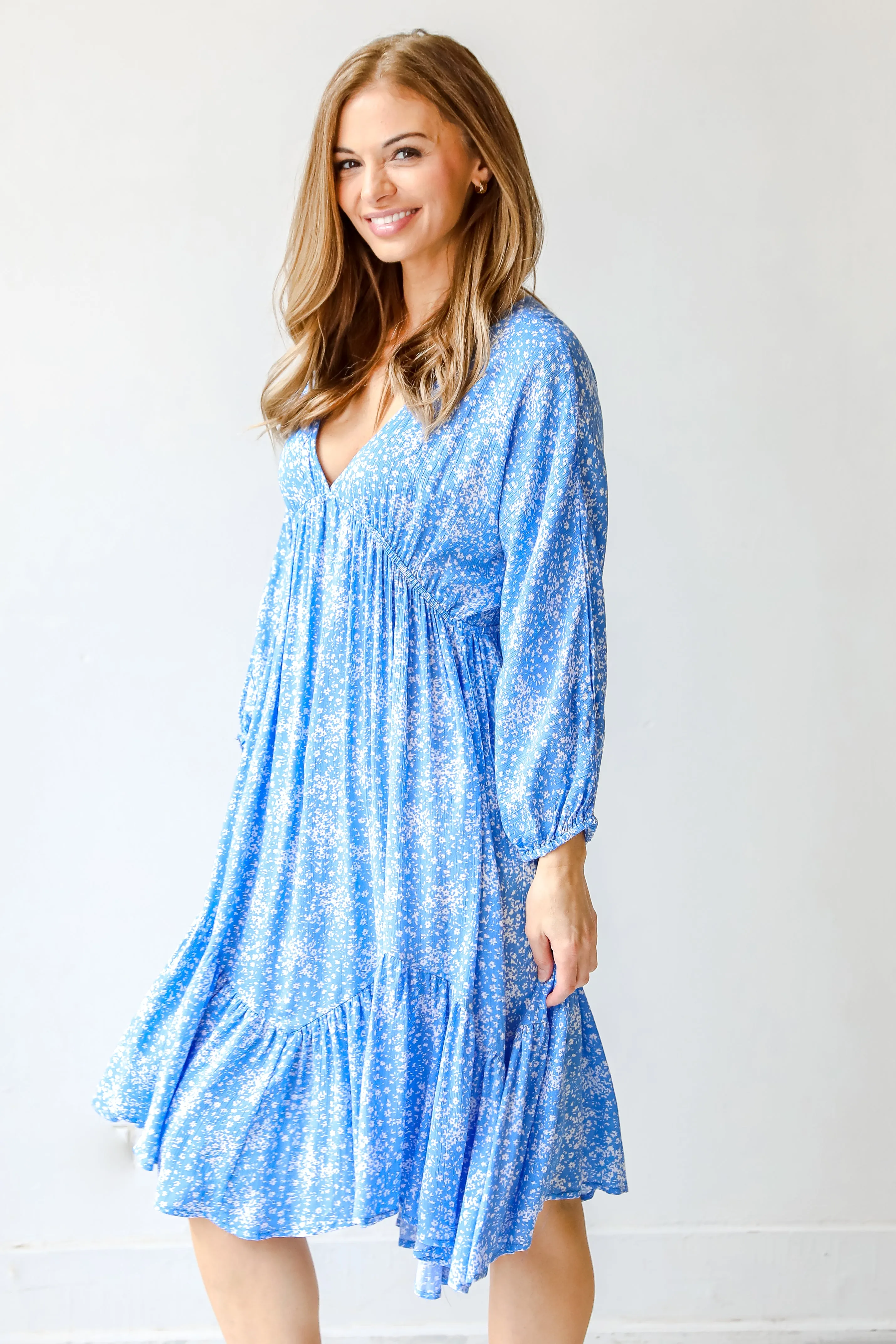 In My Dreams Floral Midi Dress