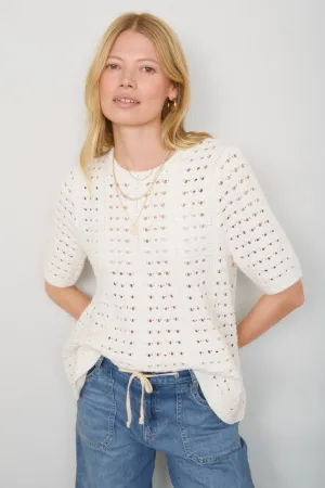 Isla Stitch Jumper - Ivory