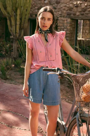 Jade Sailor Short - Mid Wash