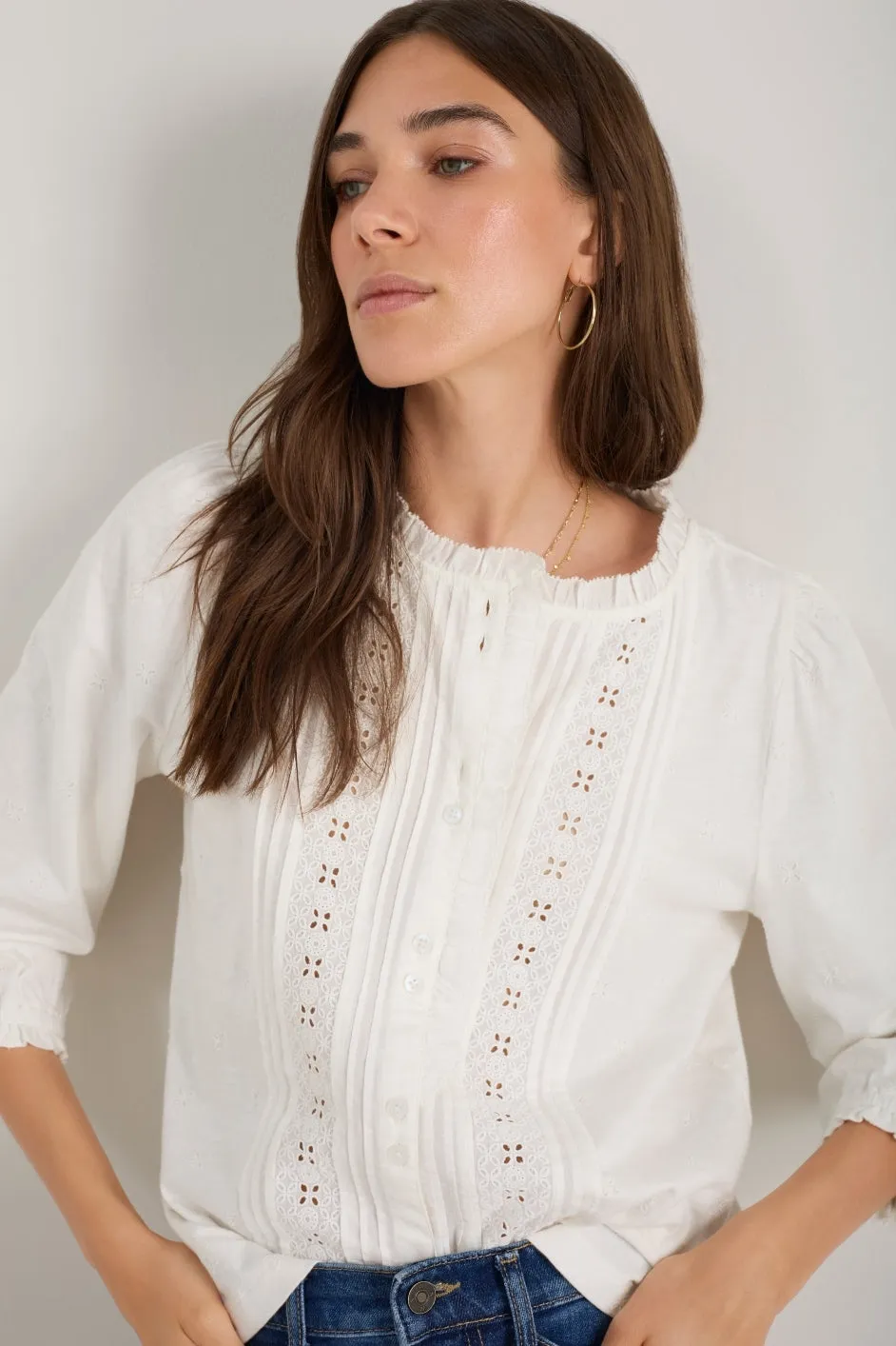 Katrina Top - Ivory