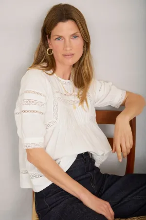 Lyra Blouse - Ivory