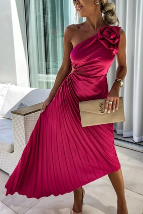 Marivelle™ - Pleated Glamour Dress