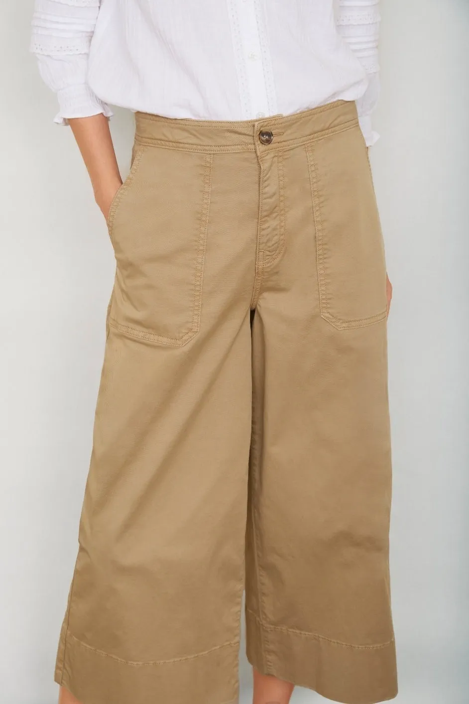 Mauva Culotte Trouser - Sand