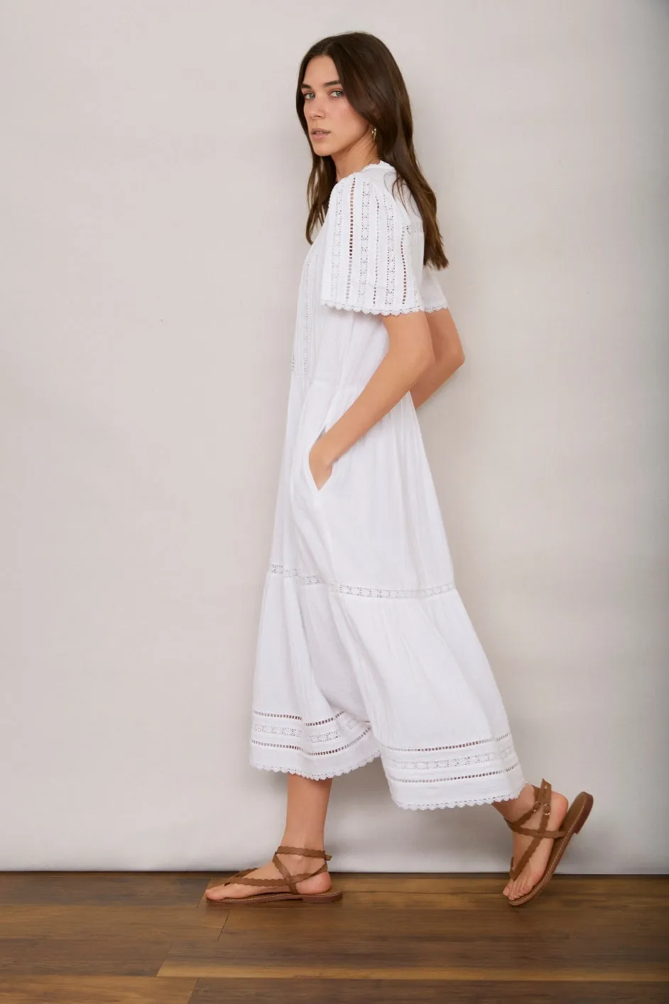 Melissa Dress - White