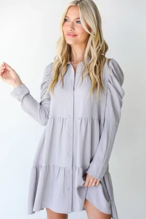 Mind My Business Tiered Mini Dress