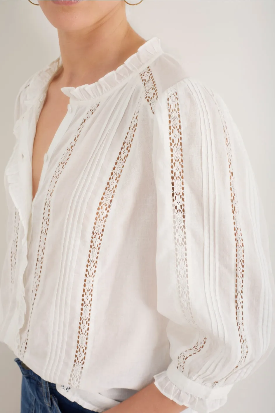 Nelly Blouse - Ivory