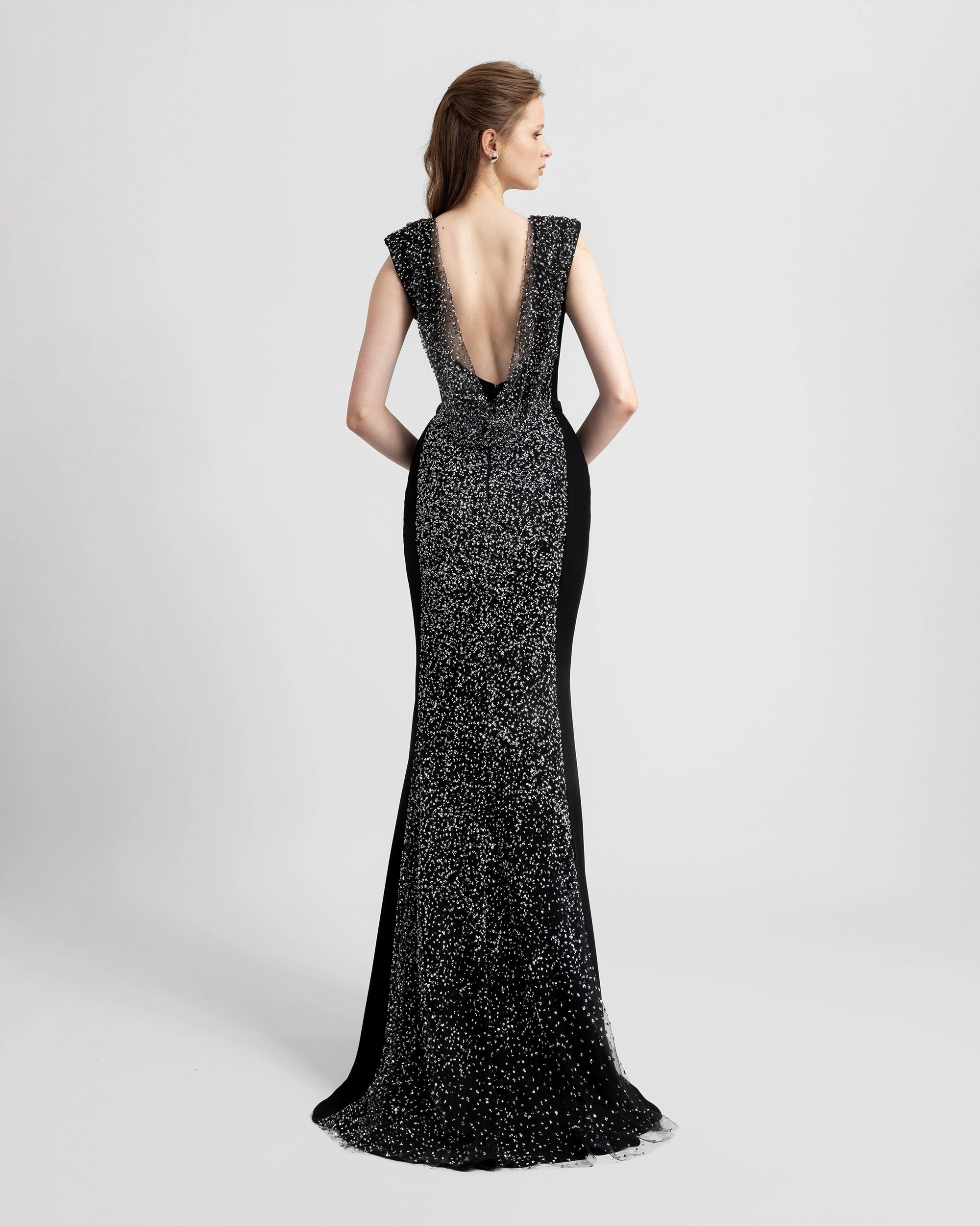 Open Back Slim-Cut Dress