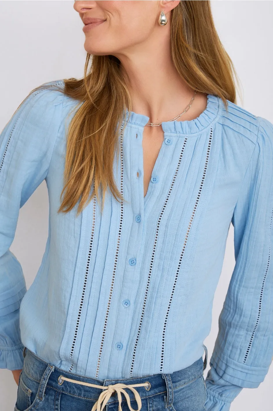 Otti Blouse - Sky Blue