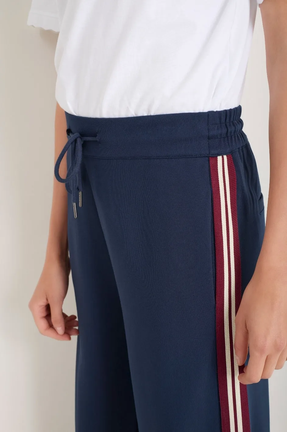 Penny Ponte Trouser - Midnight/Merlot