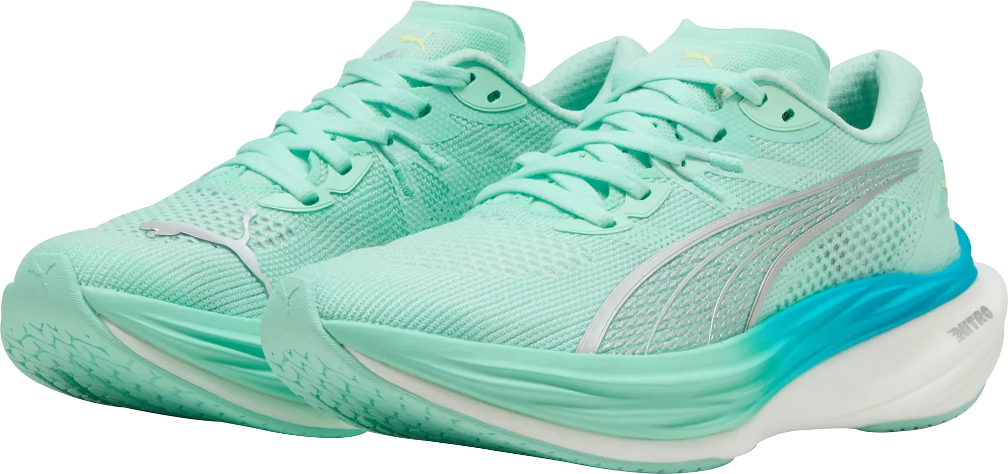 Puma Deviate Nitro 3 Womens Running Shoes - Green