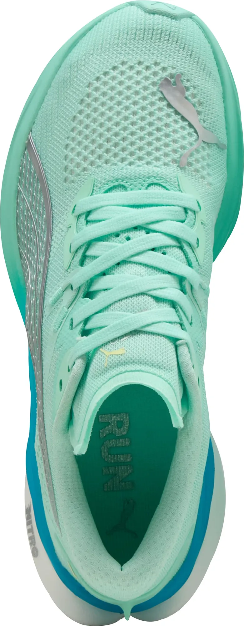 Puma Deviate Nitro 3 Womens Running Shoes - Green