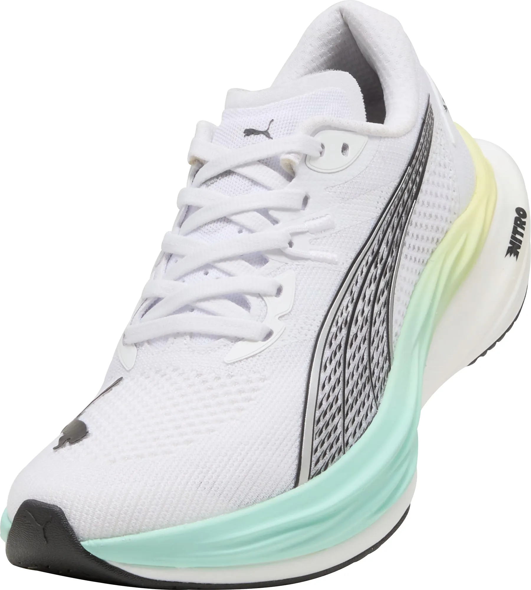 Puma Deviate Nitro 3 Womens Running Shoes - White