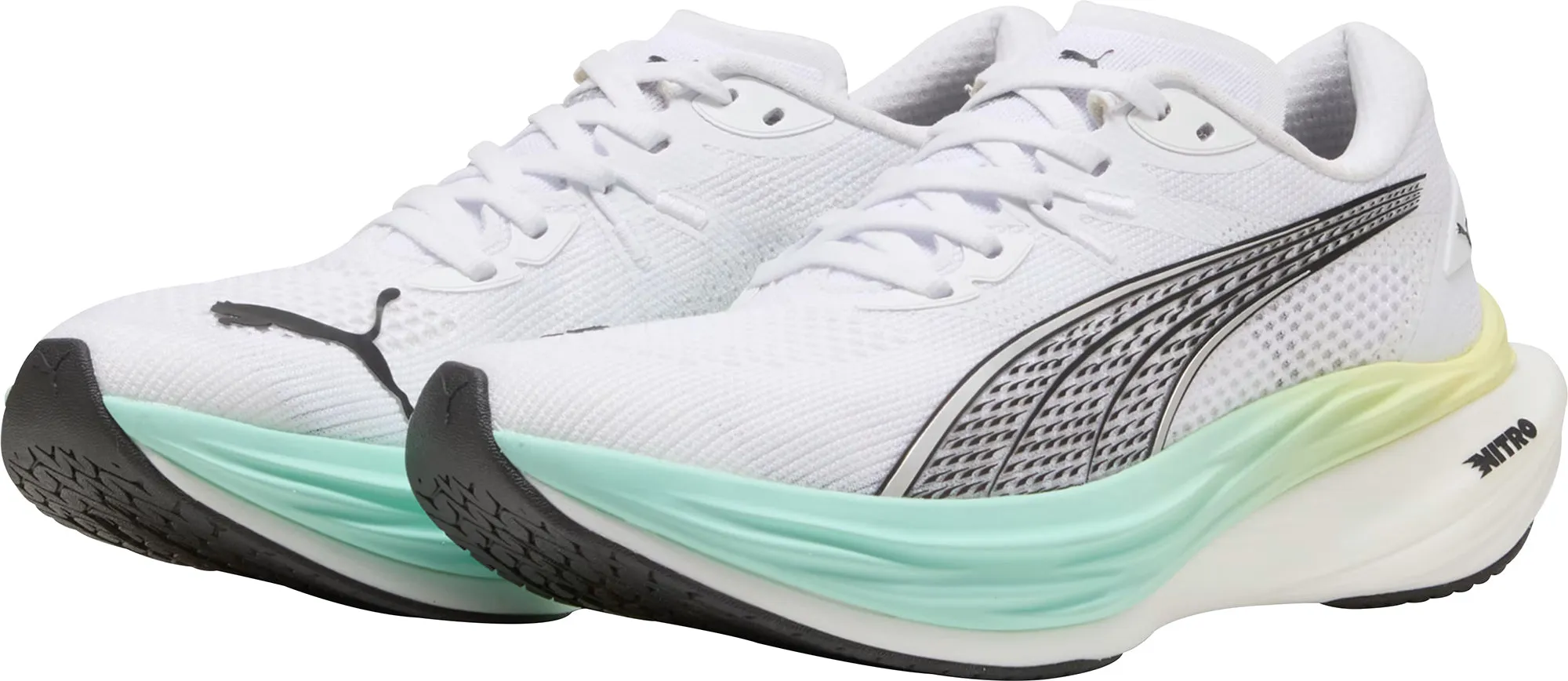 Puma Deviate Nitro 3 Womens Running Shoes - White