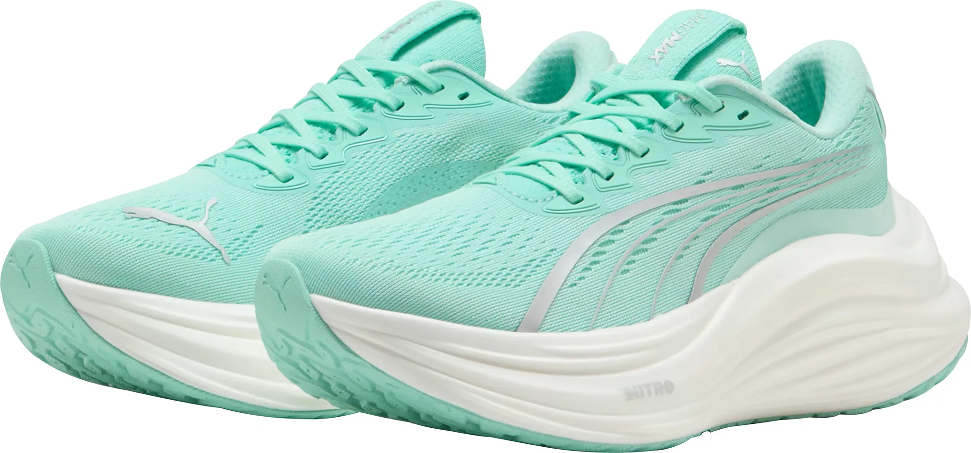Puma MagMax Nitro Womens Running Shoes - Green