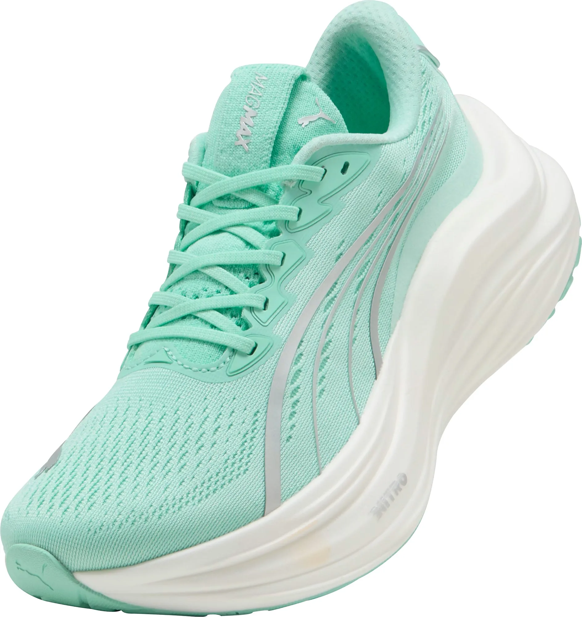 Puma MagMax Nitro Womens Running Shoes - Green
