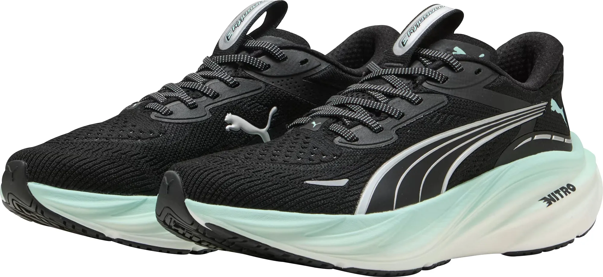 Puma Magnify Nitro 3 Womens Running Shoes - Black