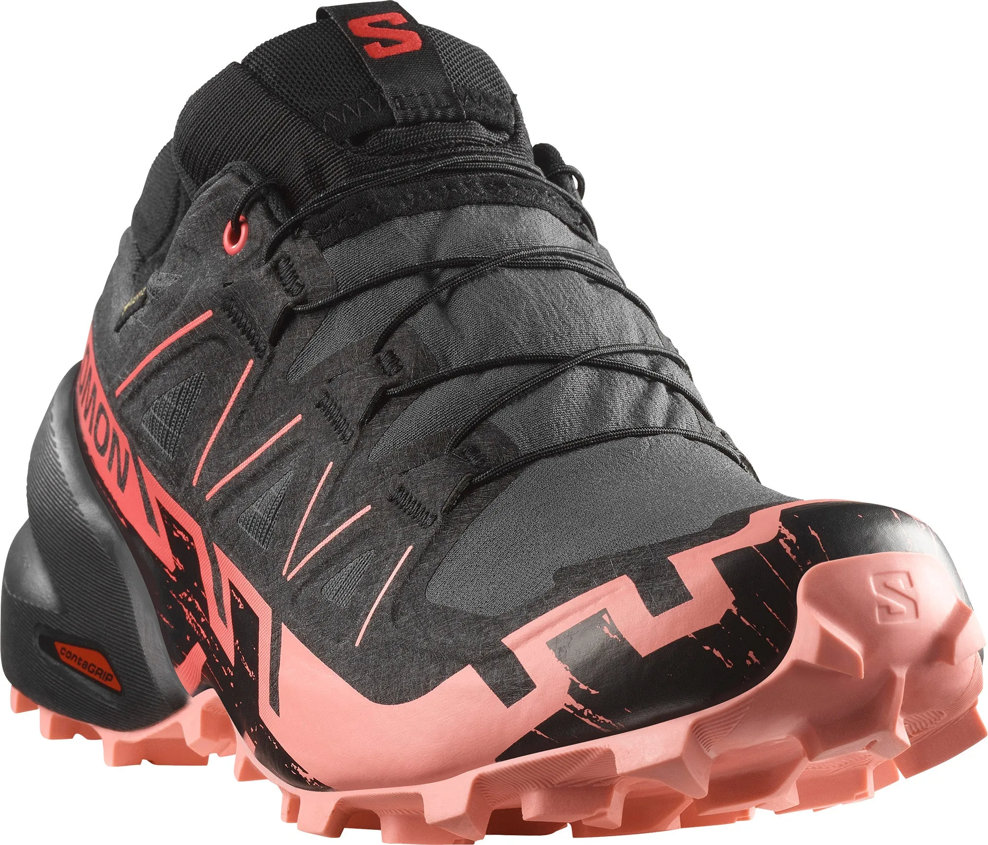 Salomon Speedcross 6 GORE-TEX Womens Trail Running Shoes - Black