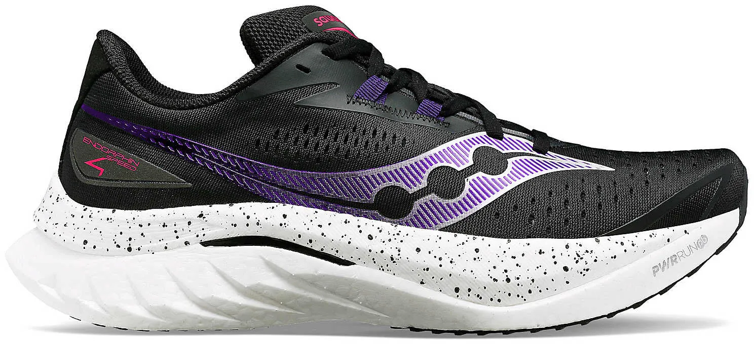 Saucony Endorphin Speed 4 Womens Running Shoes - Black