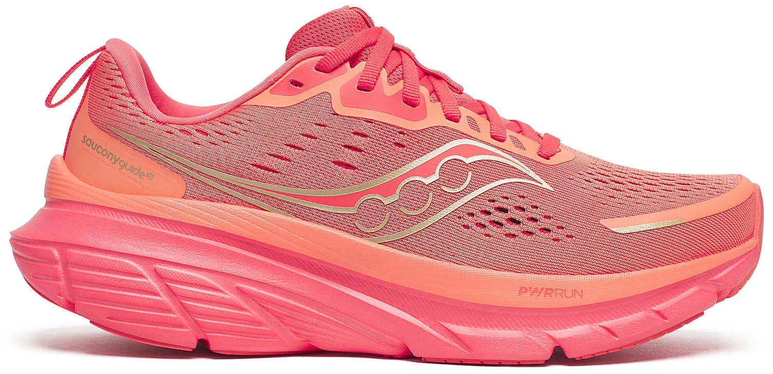 Saucony Guide 18 Womens Running Shoes - Pink