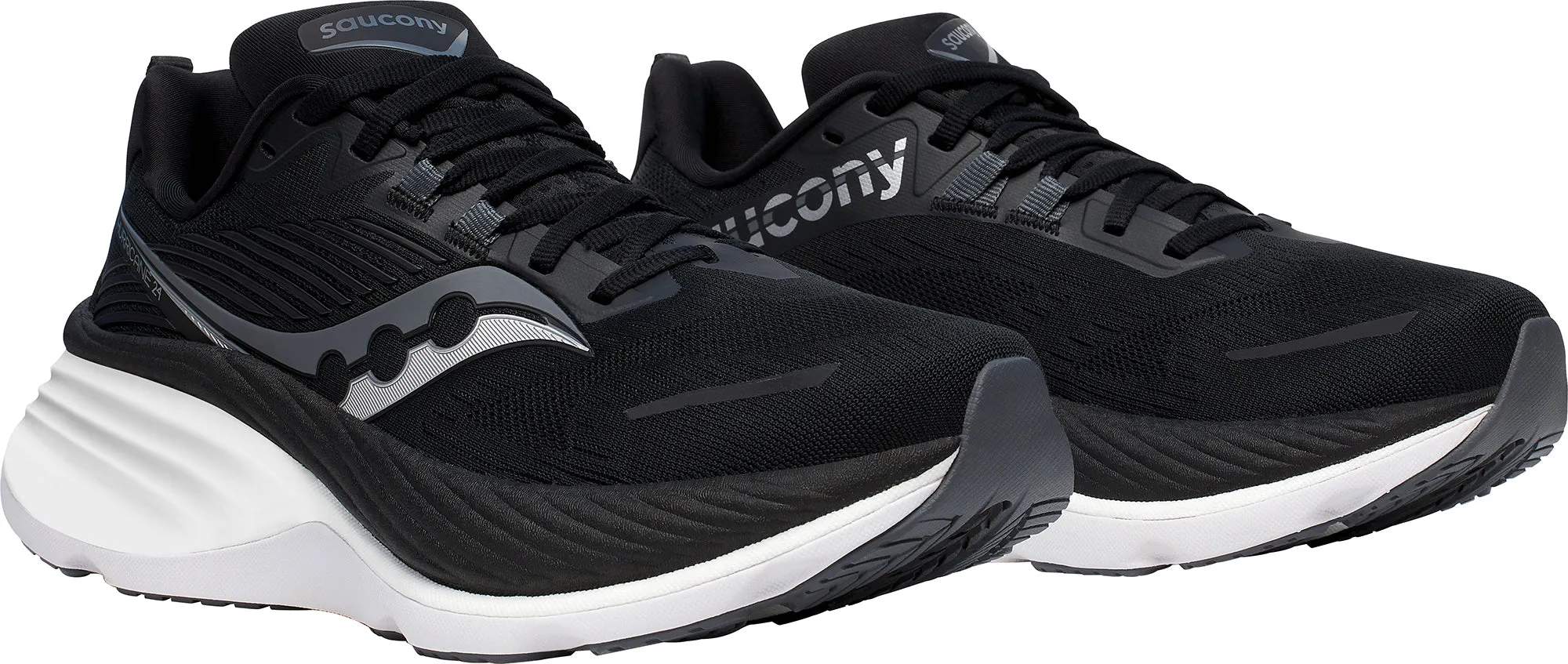Saucony Hurricane 24 Womens Running Shoes - Black