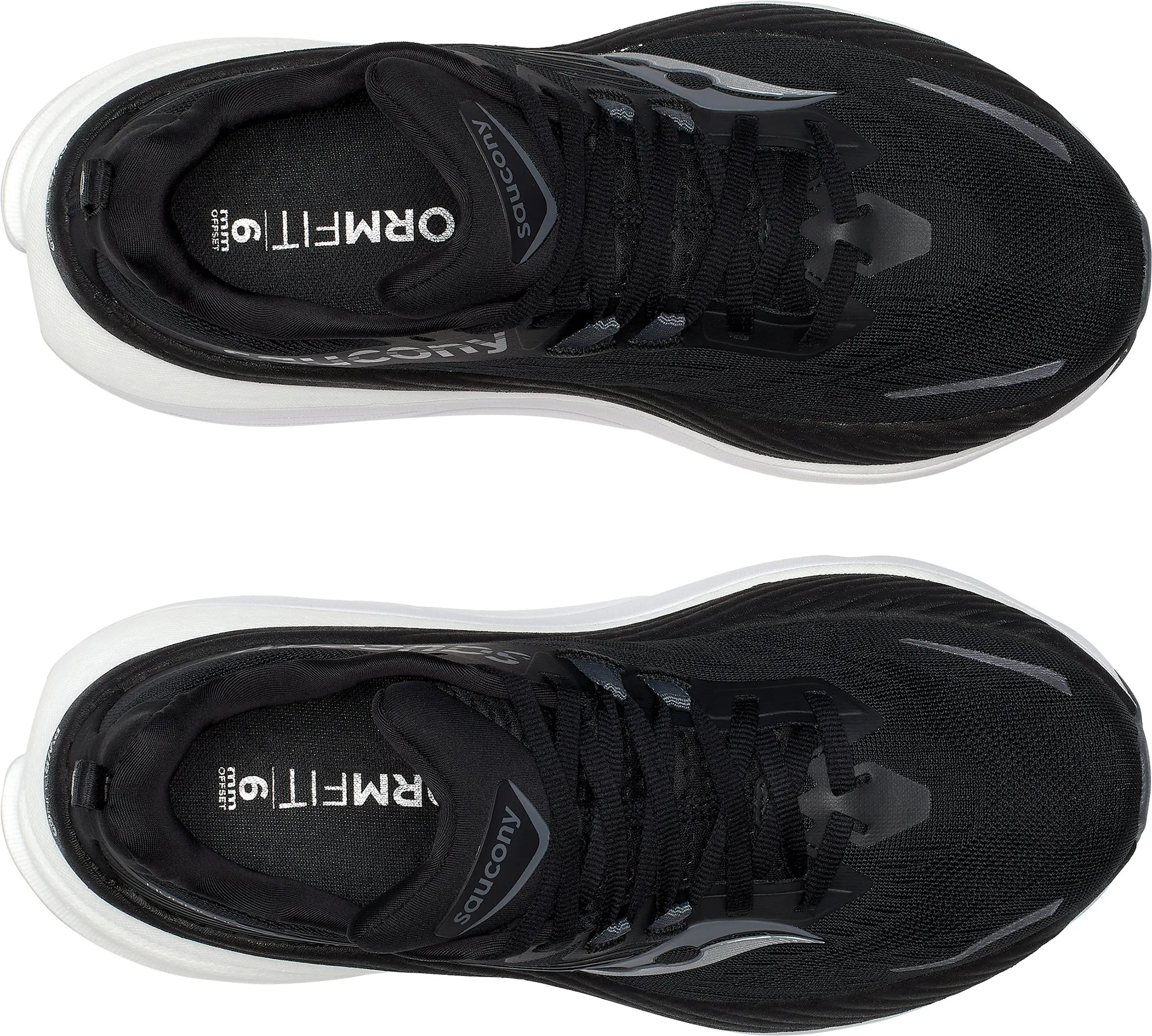 Saucony Hurricane 24 Womens Running Shoes - Black