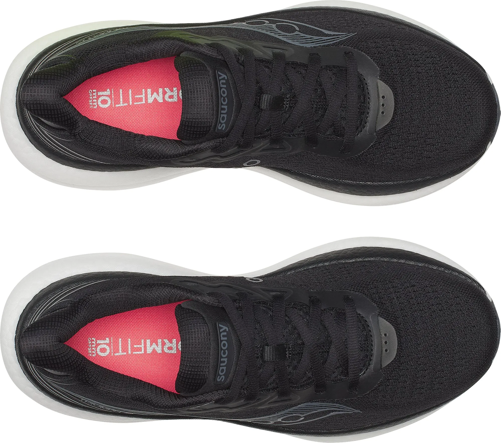 Saucony Triumph 23 WIDE FIT Womens Running Shoes - Black