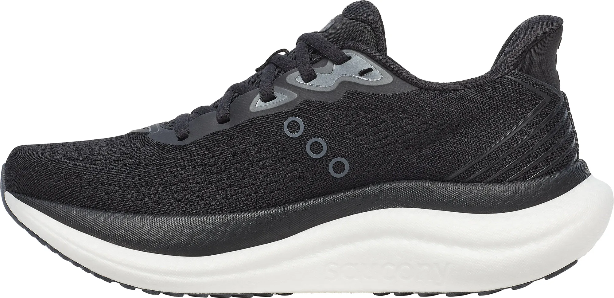 Saucony Triumph 23 WIDE FIT Womens Running Shoes - Black
