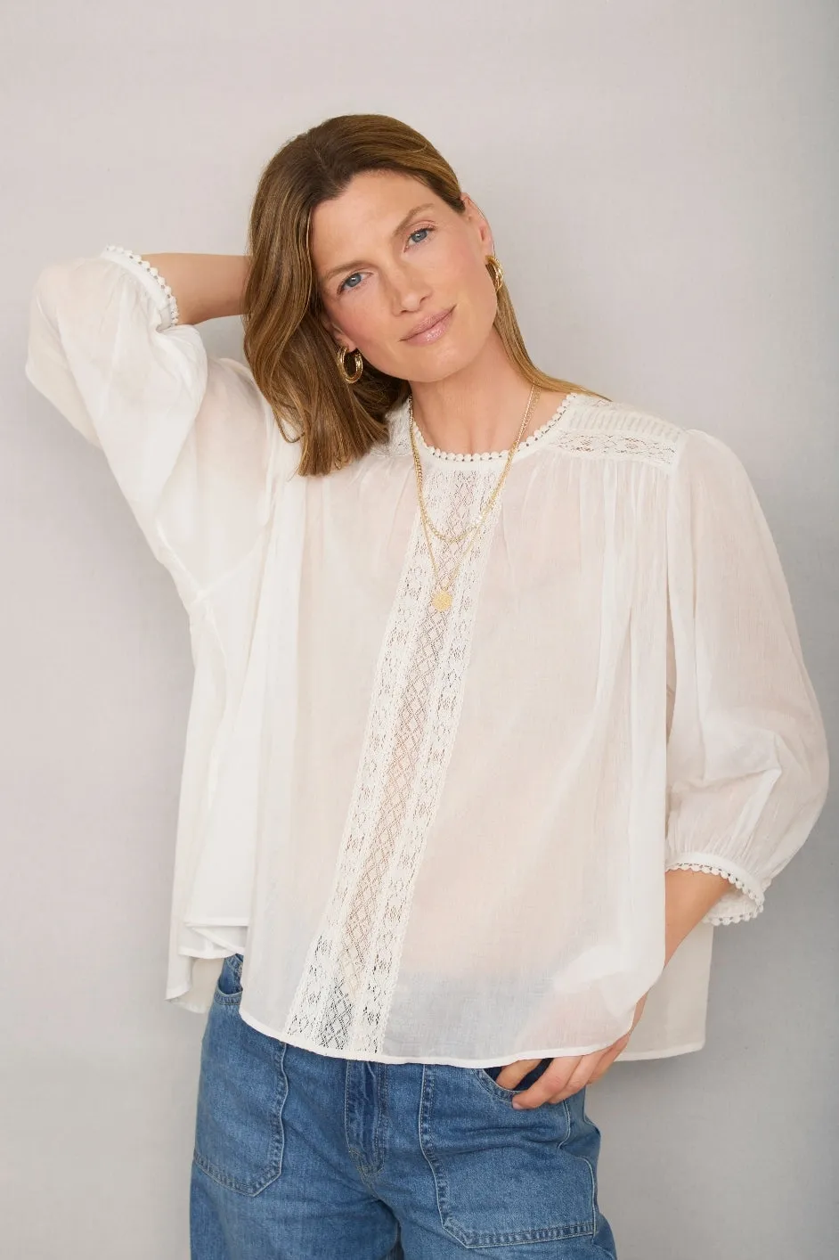 Sofie Blouse - Ivory