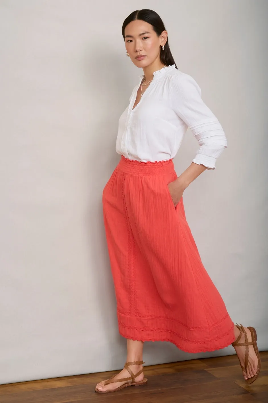 Sophia Skirt - Watermelon