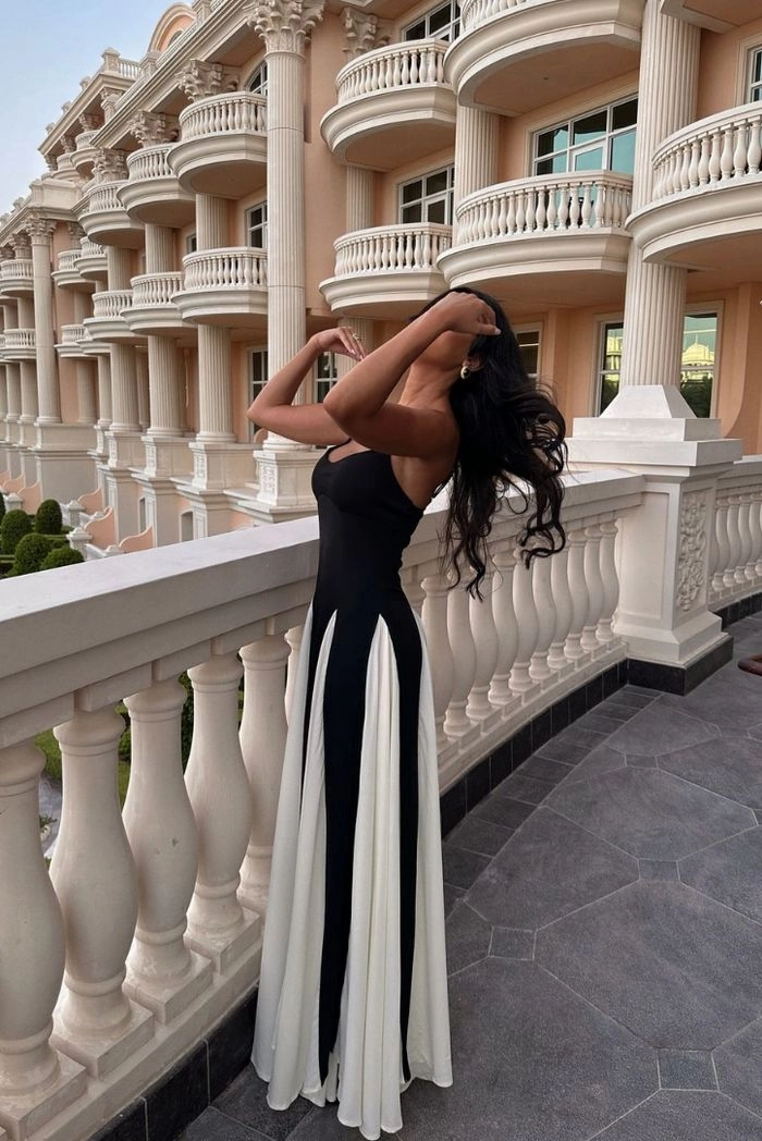 Soraya™ - Monochrome Elegant Dress