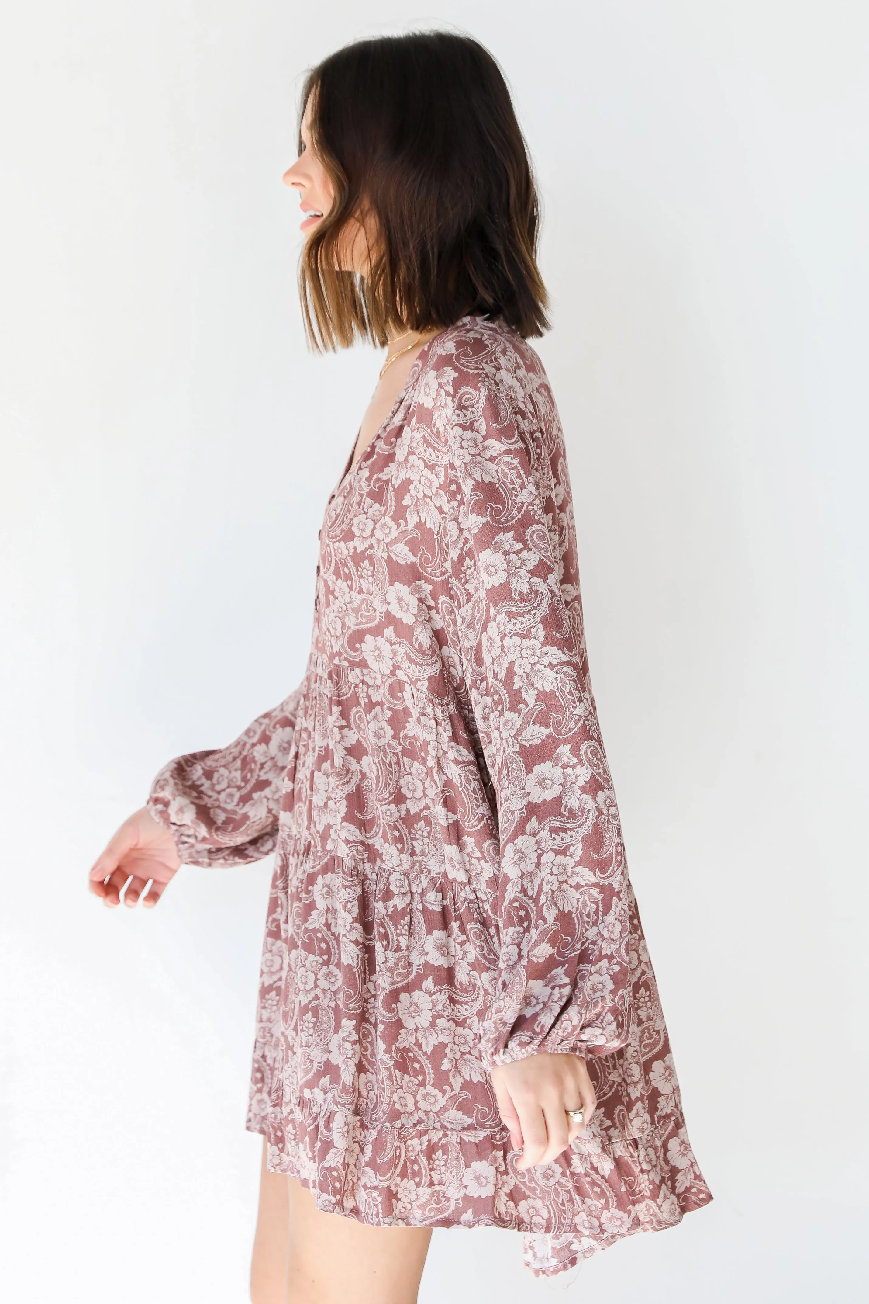 Spring Blooms Tiered Floral Dress