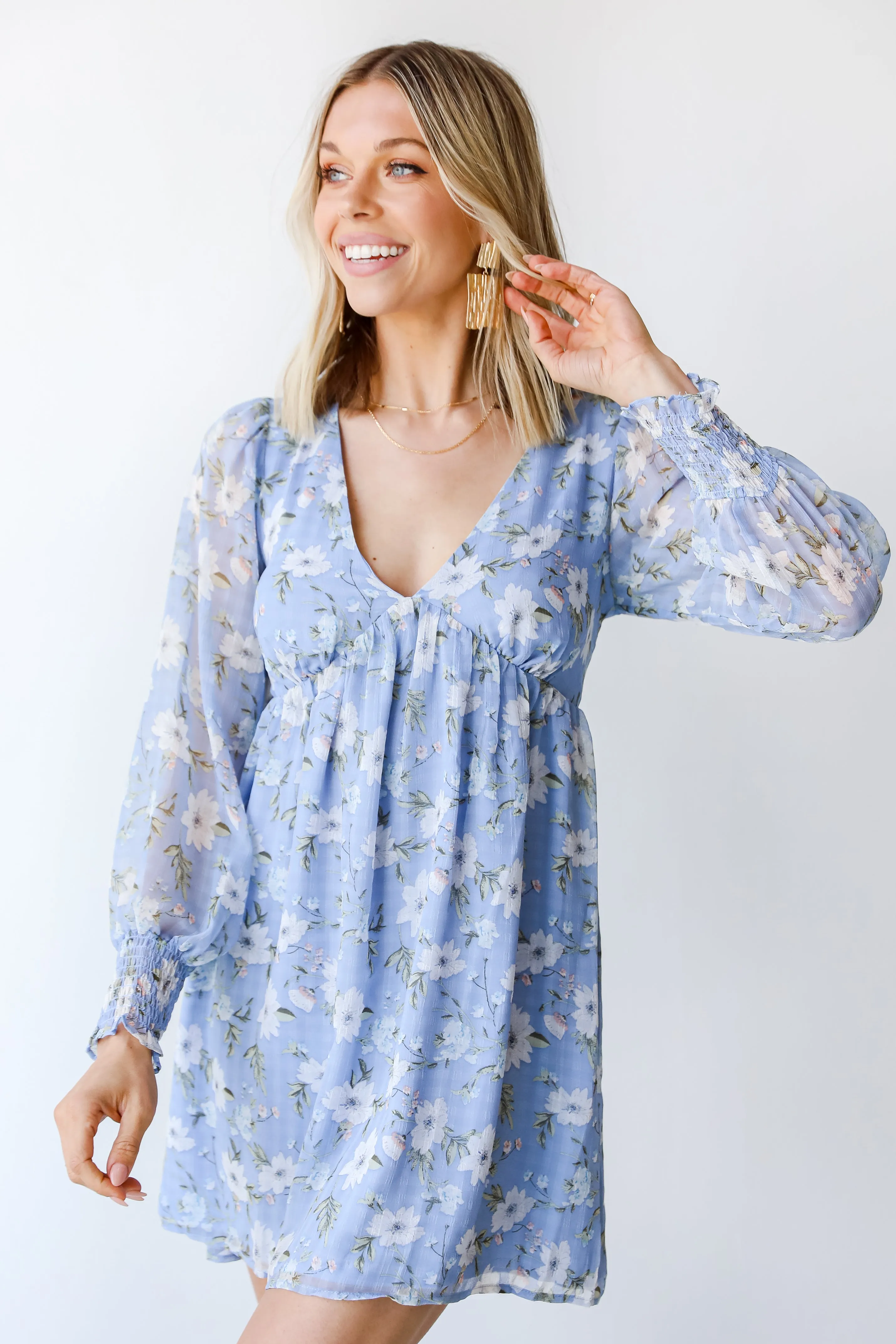 Spring Romance Floral Mini Dress