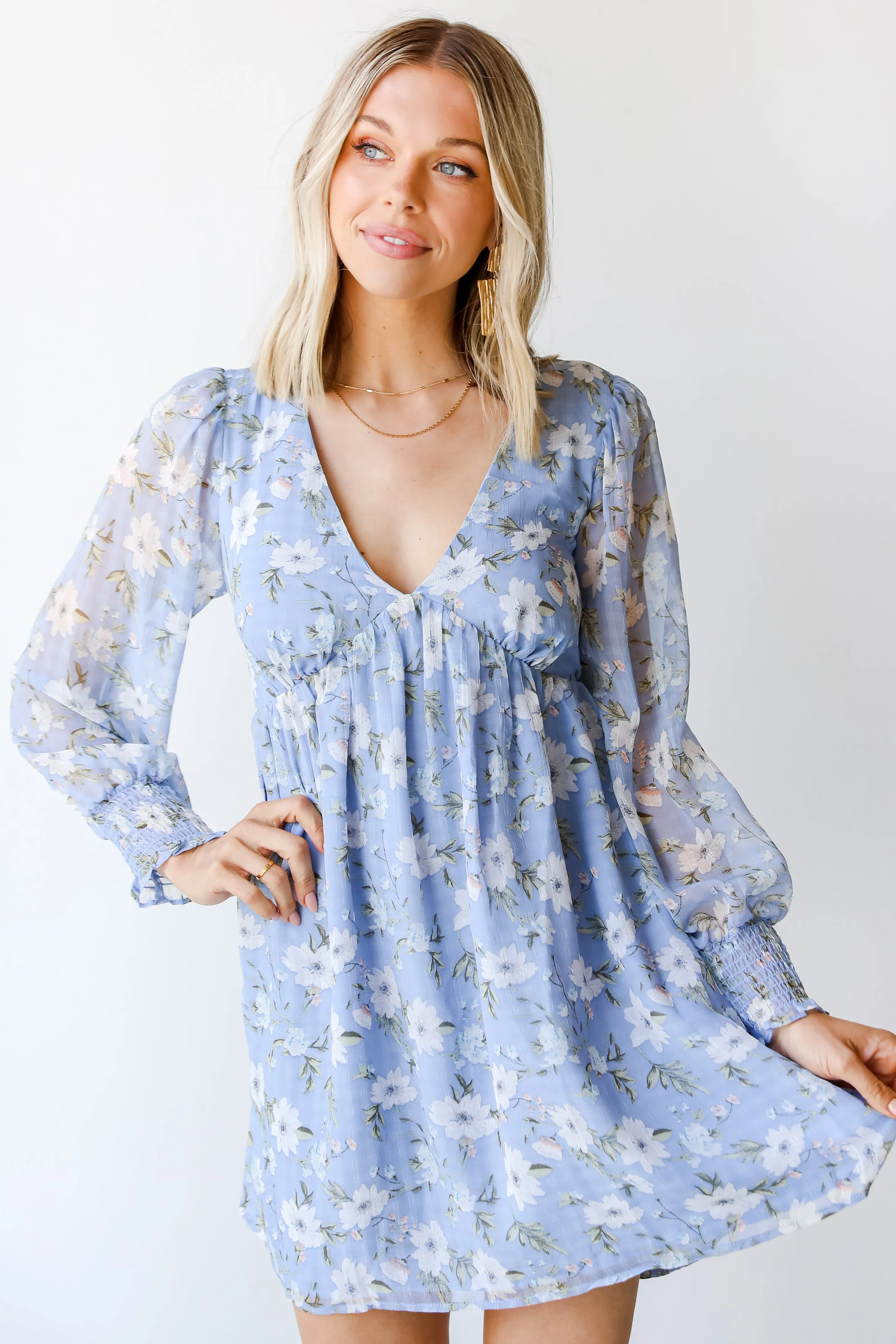 Spring Romance Floral Mini Dress