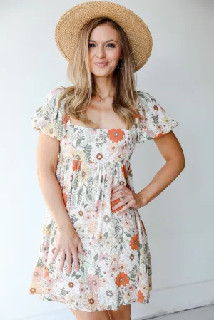 Sweetest Vision Floral Mini Dress