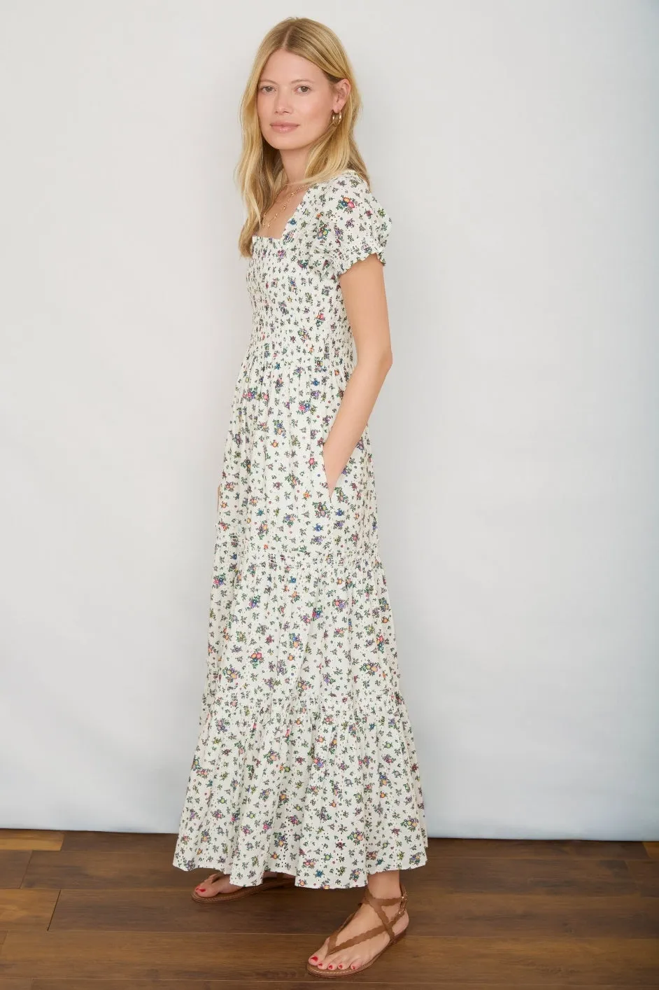 Tallula Dress - Vintage Scatter Floral