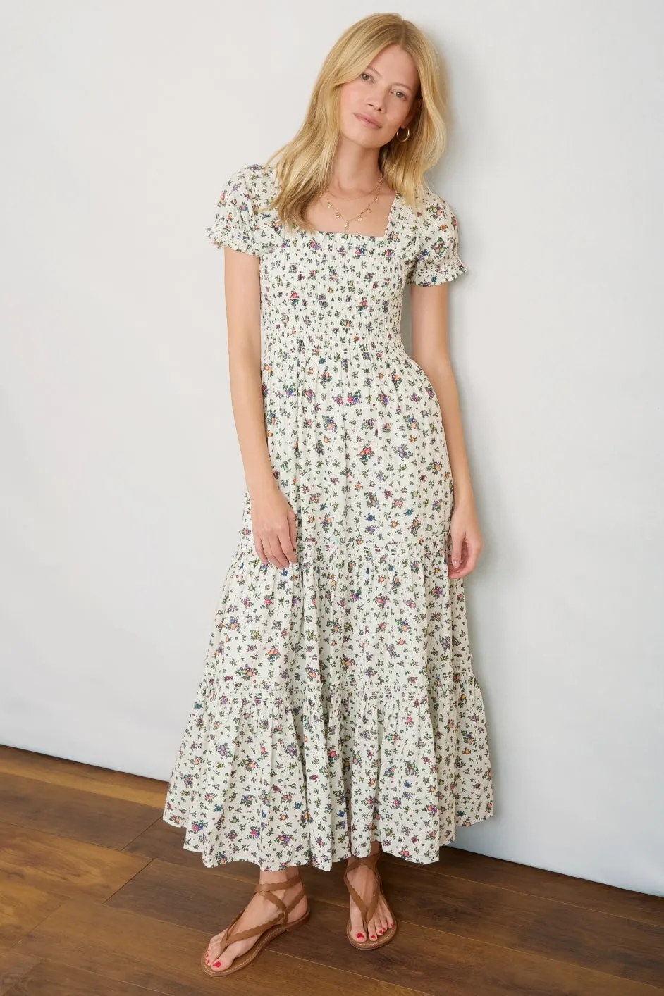 Tallula Dress - Vintage Scatter Floral