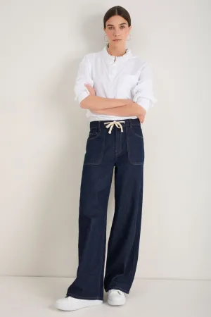 Tallulah Carpenter Tie Jean - Rinse Wash