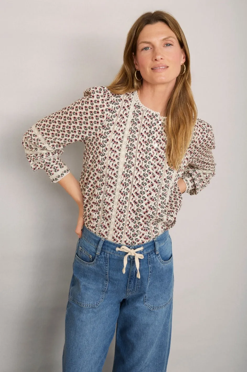 Tallulah Tie Jean - Light Wash