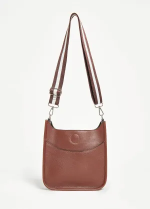 Textured Faux Leather Crossbody