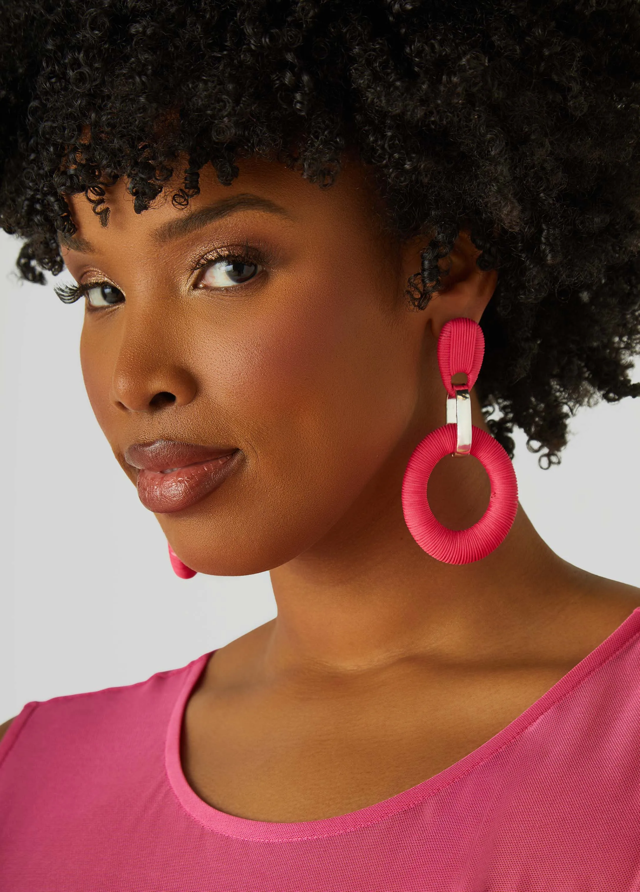Threaded Ring Earrings