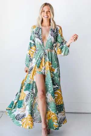 Travel To The Tropics Romper