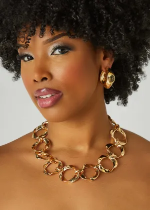 Twisted Ring Necklace