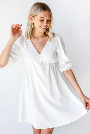Way With Words Linen Babydoll Dress