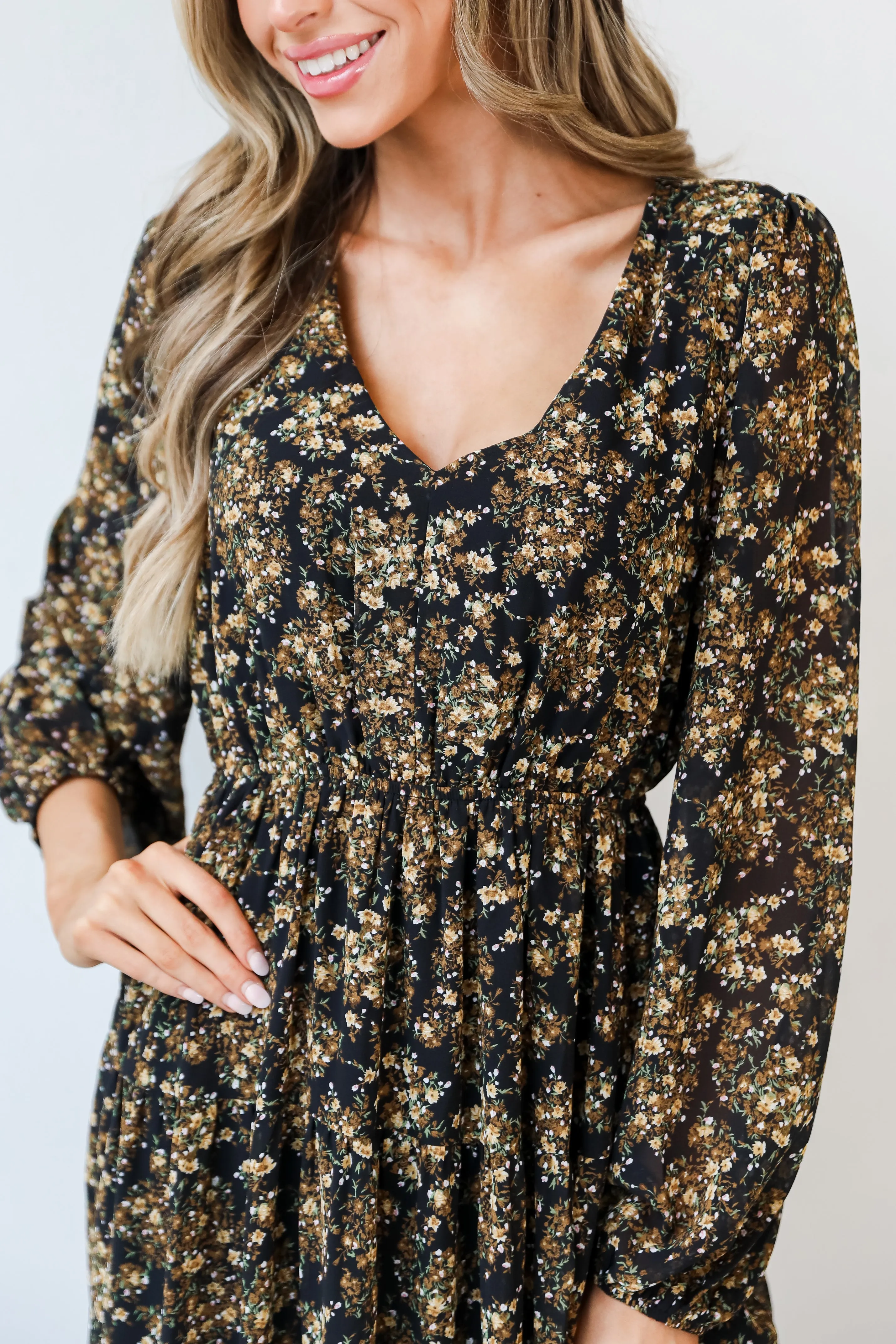 What A Beauty Floral Maxi Dress
